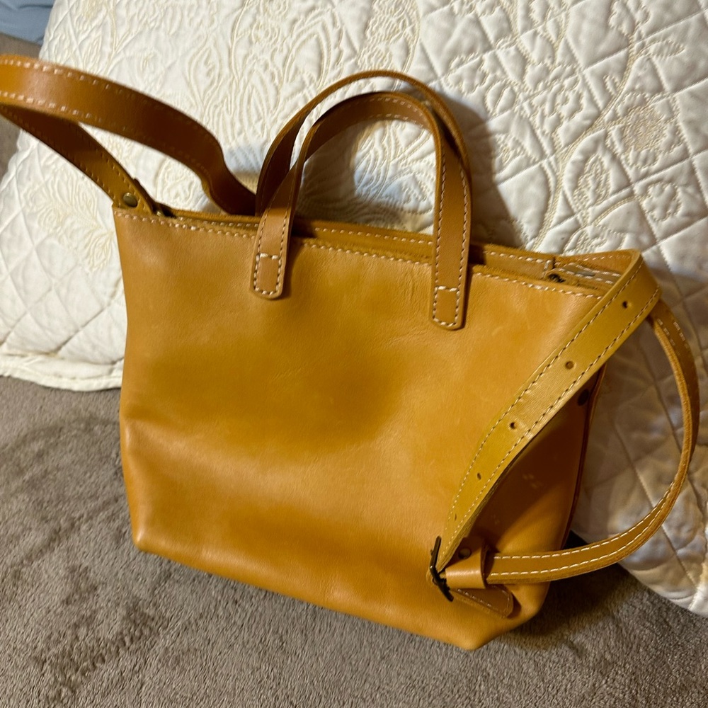 Portland leather sunflower mini zip crossbody - Picture 2 of 3
